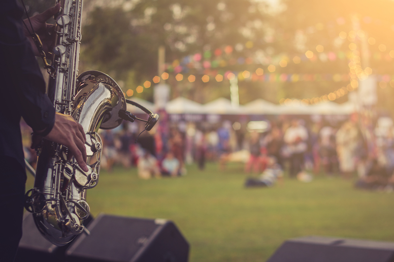 concert in the park